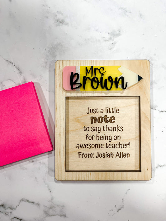 Teacher Note Pad