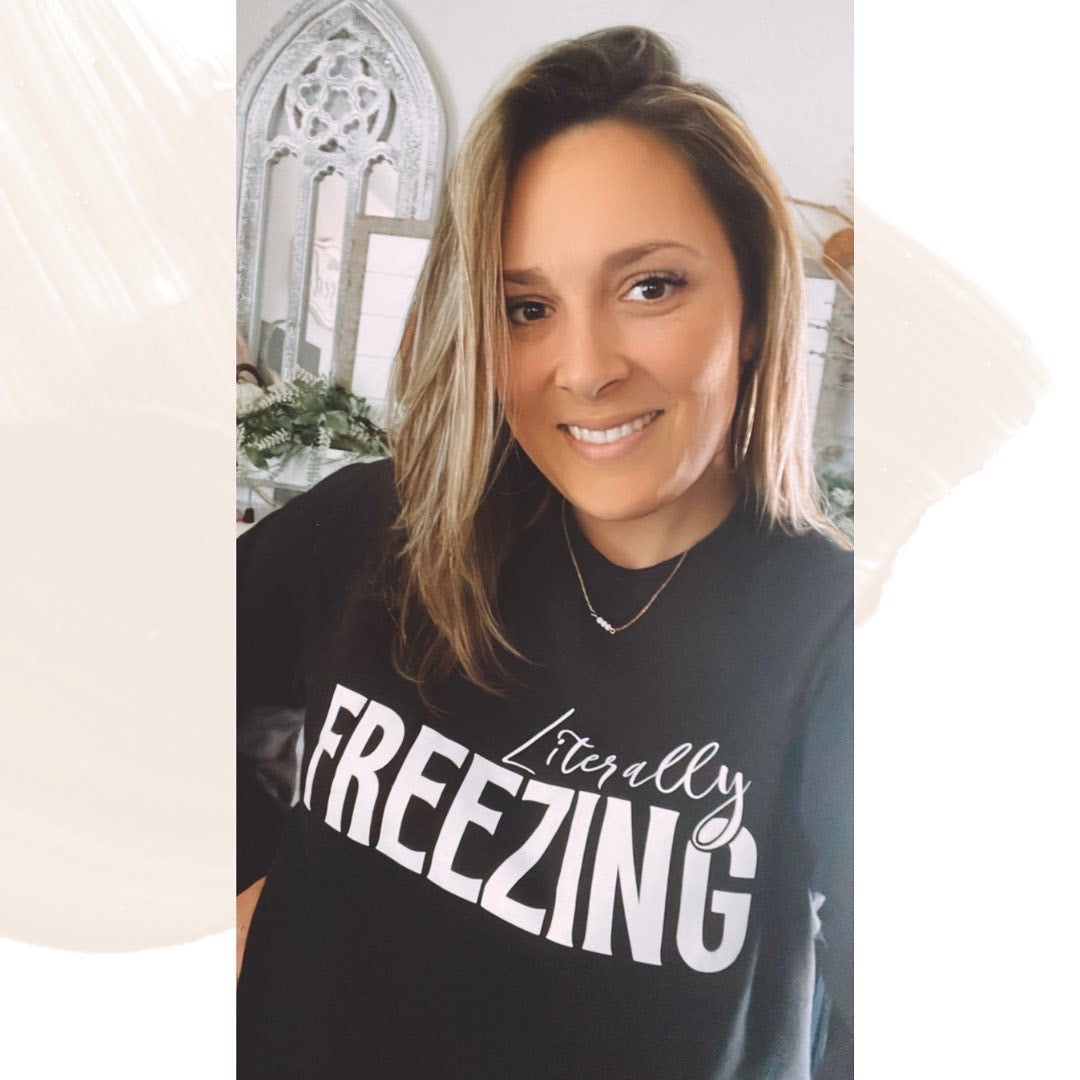 Literally Freezing - Cozy Fleece Crewneck Sweatshirt