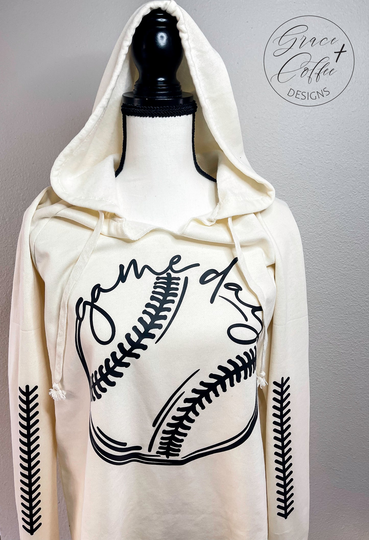 Baseball Game Day Lightweight Hoodie