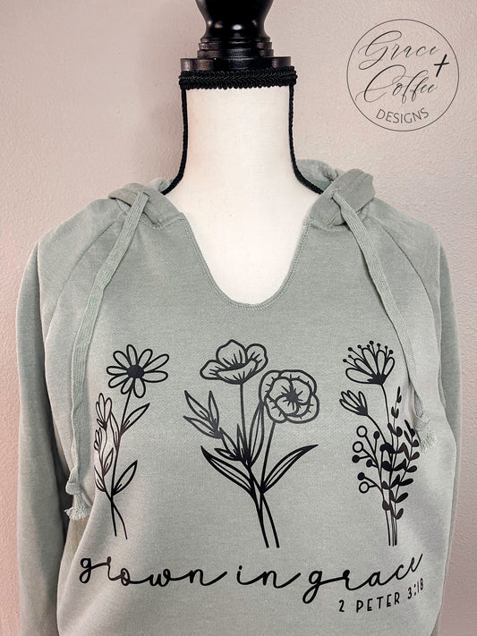 Grown in Grace - Lightweight Hoodie