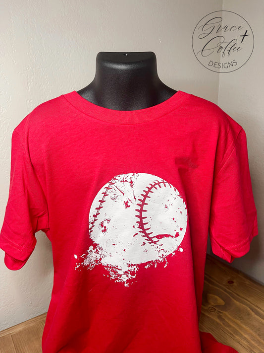 Kids - Baseball Splatter Tee