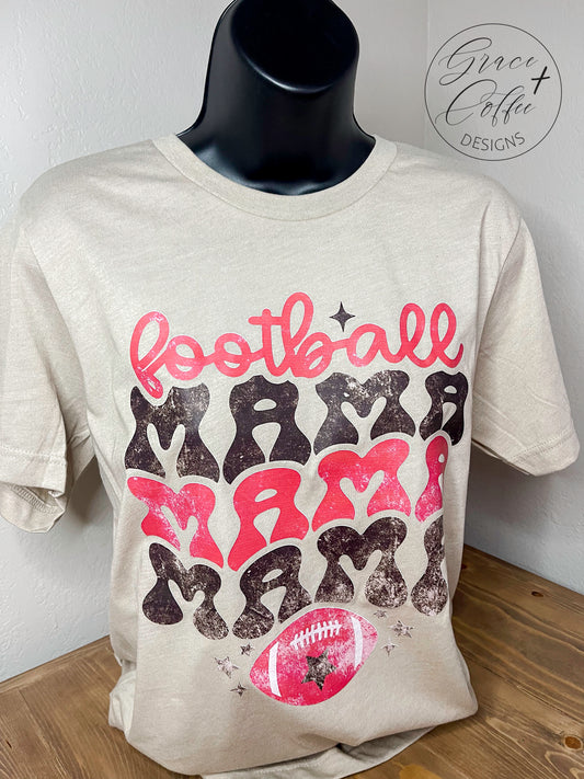 Football Mama T-shirt